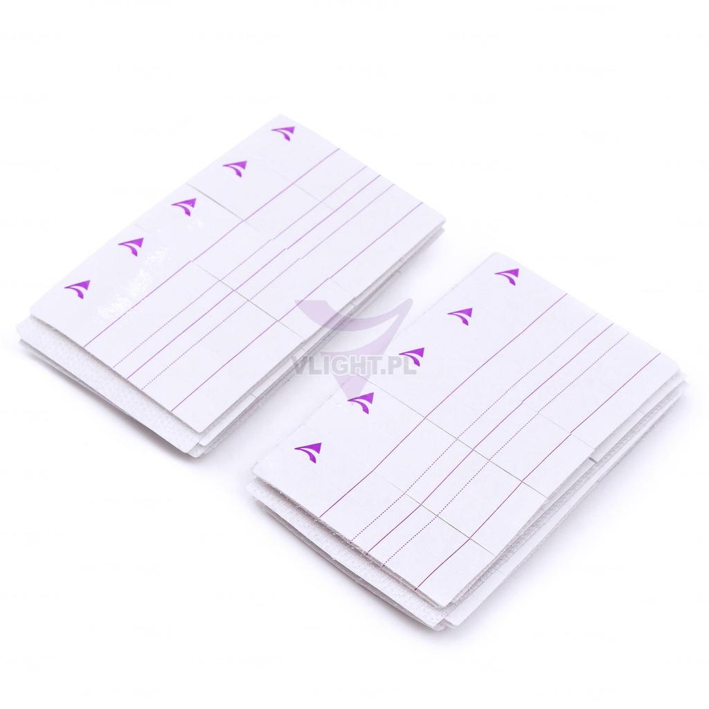 V-LIGHT HAIR FÖRLÄNGNINGAR frisörset armband klistermärken kardborre