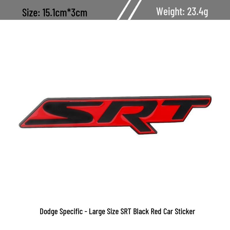 Dodge CHALLENGER Journey SRT Grille and Rear Emblem Metal Decorative Sticker