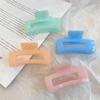 New Claw Clip for Women Tough Colorful Plastic Hair Claw Large Size Hair Clamps Claw Clip Crab Chic Hair Accessories Gift