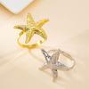 Starfish Ocean Series Metal Napkin Ring for Elegant Table Settings