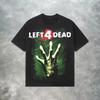 Left 4 Dead Valve Tričko Pánské Dámské Retro Y2K Zombie Střílečka Videohra FPS Grafický Potisk Krátký Rukáv Hráč Streetwear Top Horký