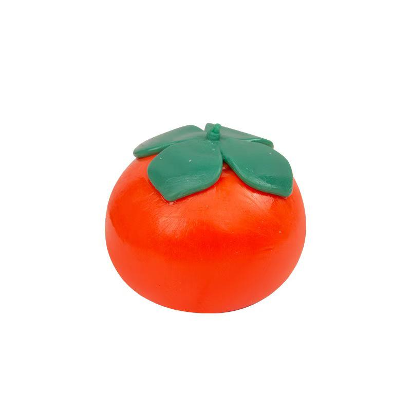 New Creative Persimmon Stress Relief Squeeze Toy Set