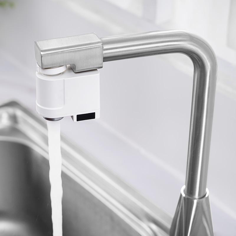 Xiao Da Smart Splash-Proof Infrared Faucet: Water-Saving, Rechargeable Valve for Kitchen and Bathroom