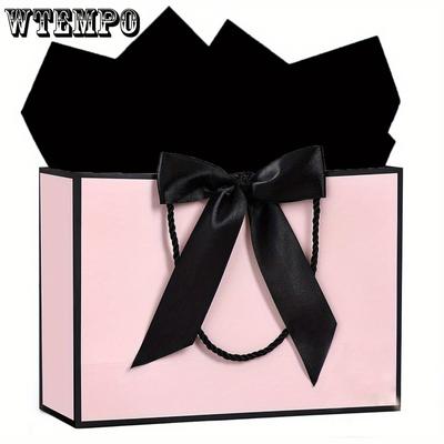 10pcs Gift Bags Large Gift Bags 1Pcs Paper Gift Bag with 2 Tissue Paper Present Bags with Handles for Women Girls Bridesmaid Birthday Wedding Party