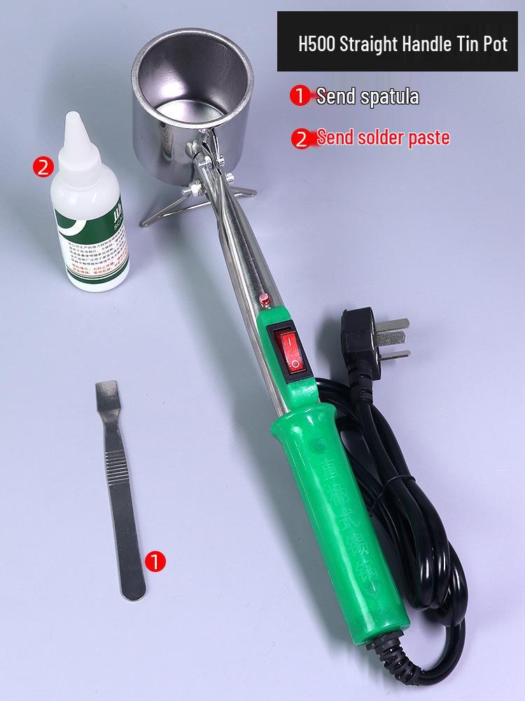 High-Power Portable Electric Soldering Pot for Melting Tin Lead, Hot-Dip, and Electrician Wire Soldering
