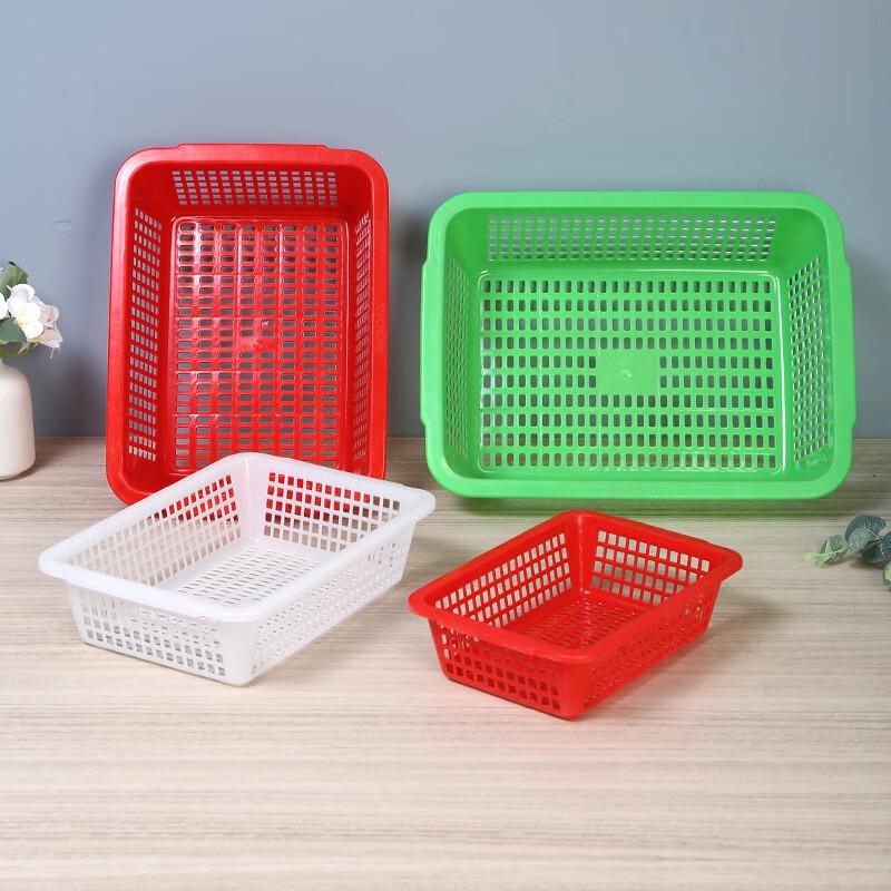 Thickened Rectangular Plastic Storage Basket