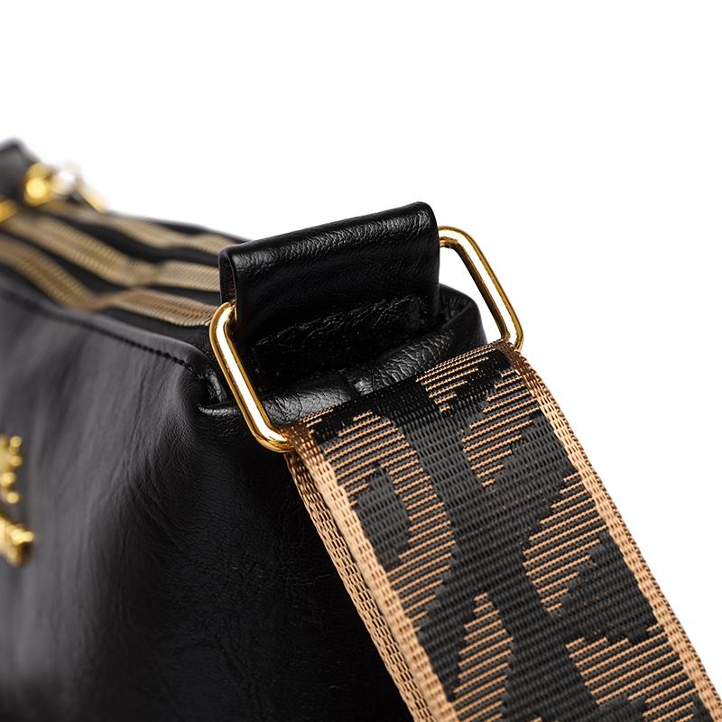 Vintage Printed Multi-compartment Crossbody Bag Women's Shoulder Bag Lightweight Commuter Mother Bag
