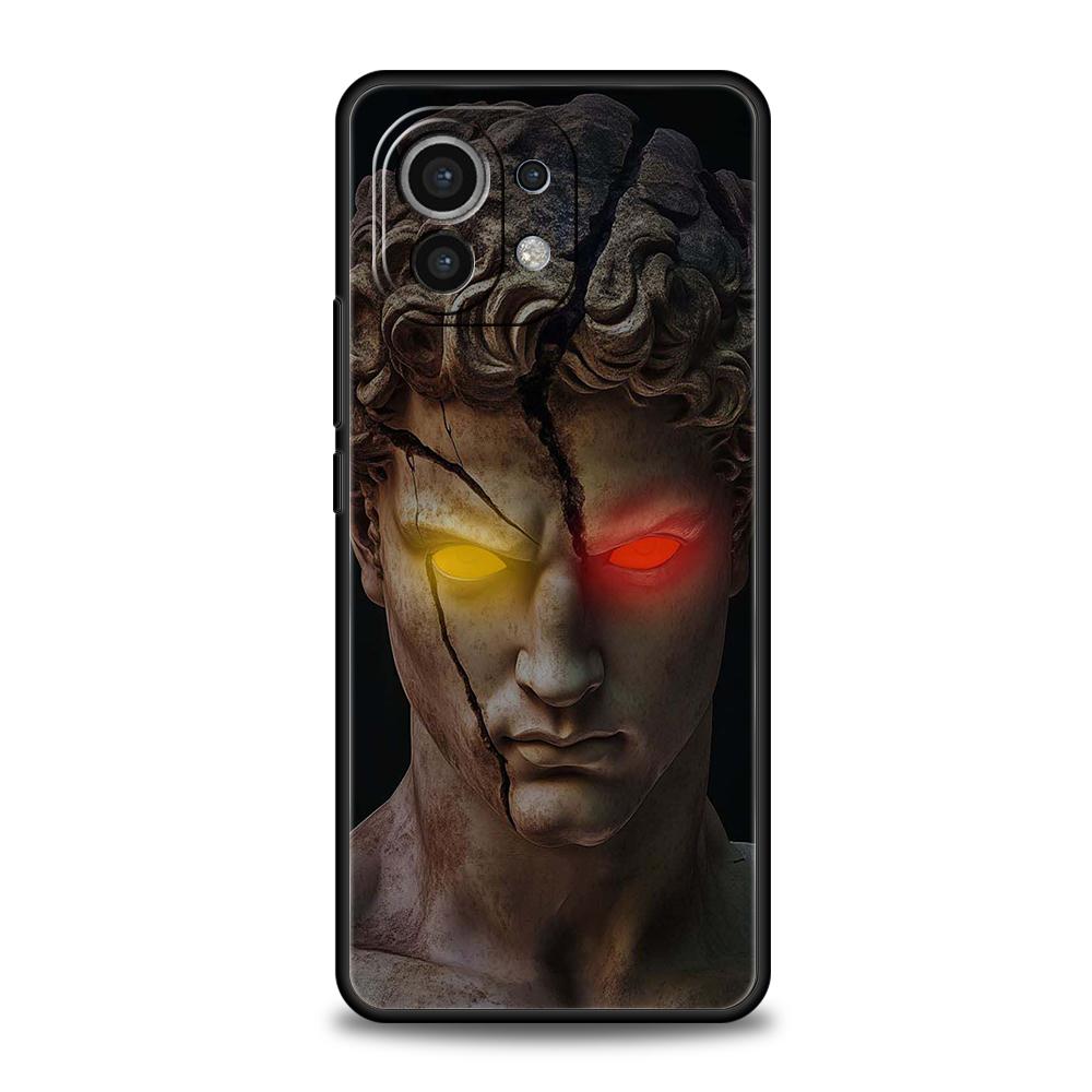 Phone Case Cover for Xiaomi Poco F7 F6 F5 F4 F3 X7 X6 X5 X4 X3 NFC M4 C51 C55 GT Pro 5G Soft TPU Fashion Ancient Greek Statues