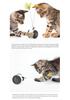 Interactive No-Electric Tumbler Cat Toy with Feather Teaser Stick