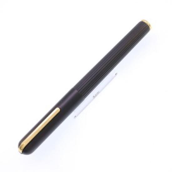 USED LAMY Imporium Black/Gold Fountain Pen, Fine Nib, Designed by Mario Bellini