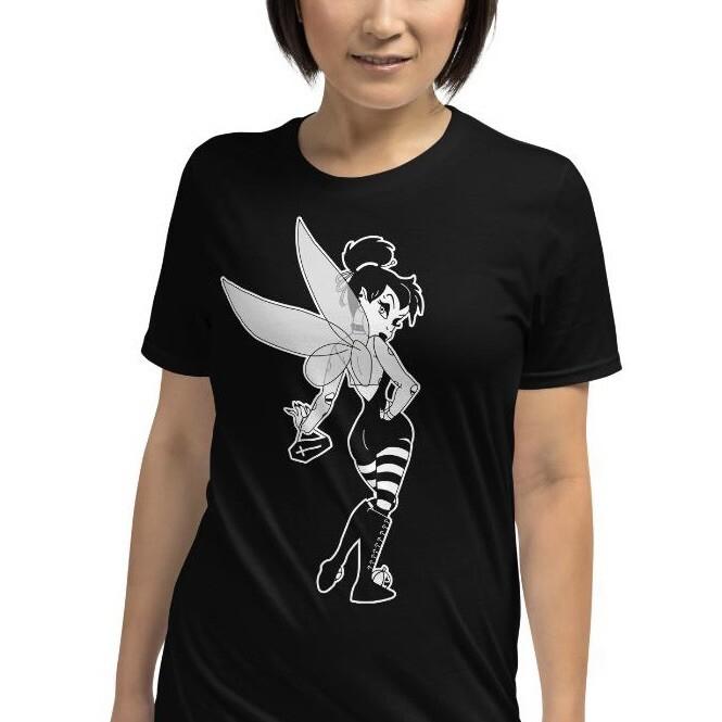 

Gothic Goth Emo Pixie Fairy Fantasy Cute Short-Sleeve Unisex T-Shirt 3XL