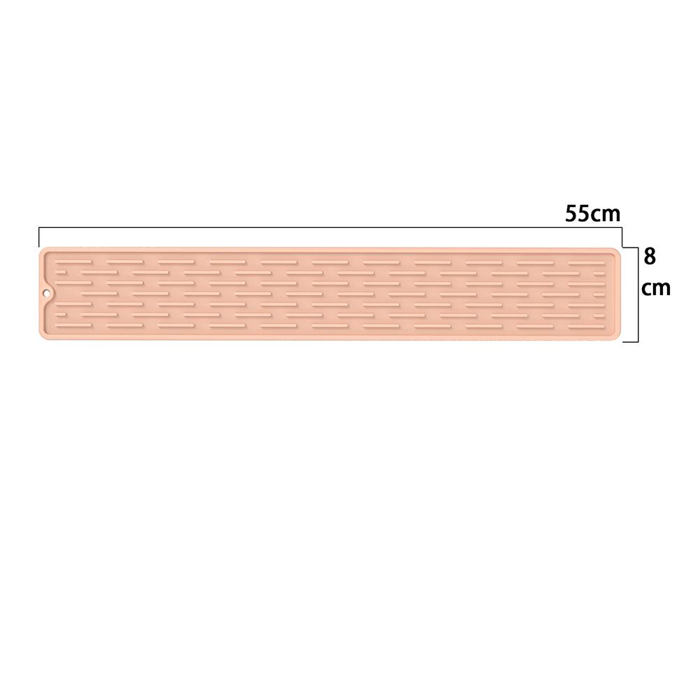 

ПВХ Барный коврик Толстый Прочный Стильный Черный Барный коврик для пролитых жидкостей Нескользящий Нетоксичный Сервировочный коврик для Кофе-баров Износостойкий Водонепроницаемый