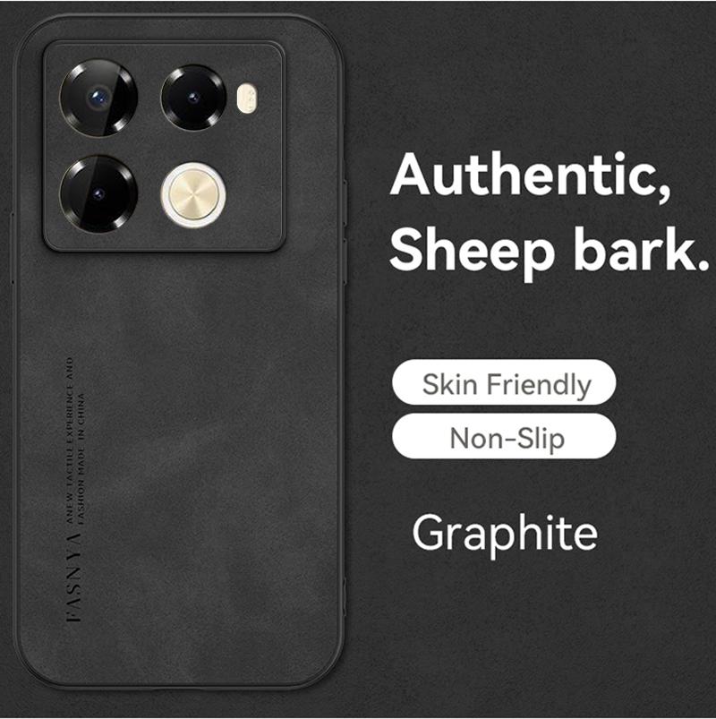 

Для Infinix Note 40 Pro 5G Чехол TPU Мягкий Бампер Ударопрочный Защитный Чехол для Телефона Для Infinix Note 40 Note 40Pro Кожаная Задняя Крышка Infinix Note 40