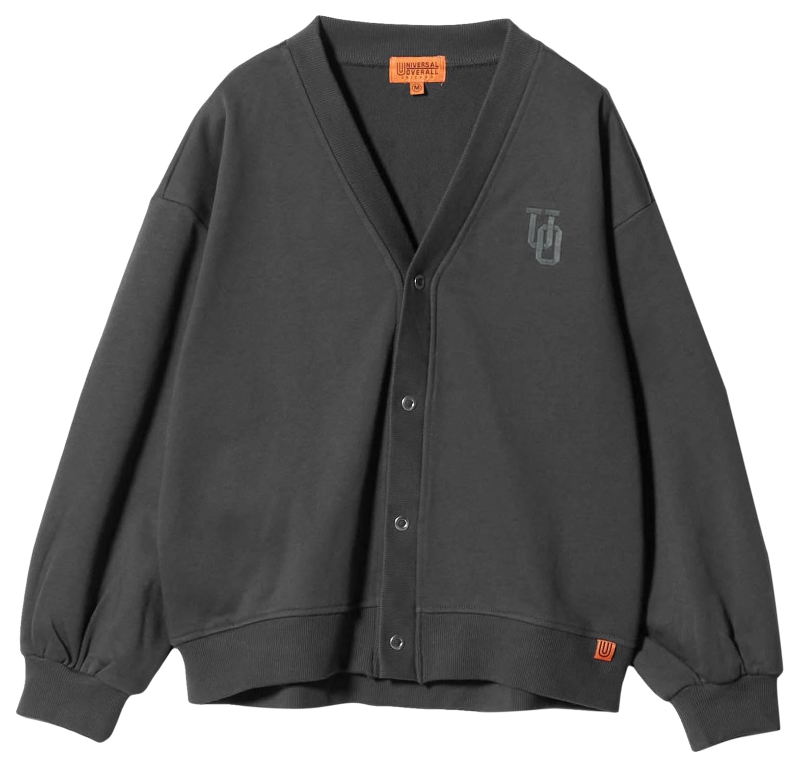 

[UNIVERSAL OVERALL] Флисовый кардиган с V-образным вырезом, специальный заказ, детский, размеры 140см-160см, 38795000000 1960 ТЕМНО-СЕРЫЙ(19), Размер 160см (L)