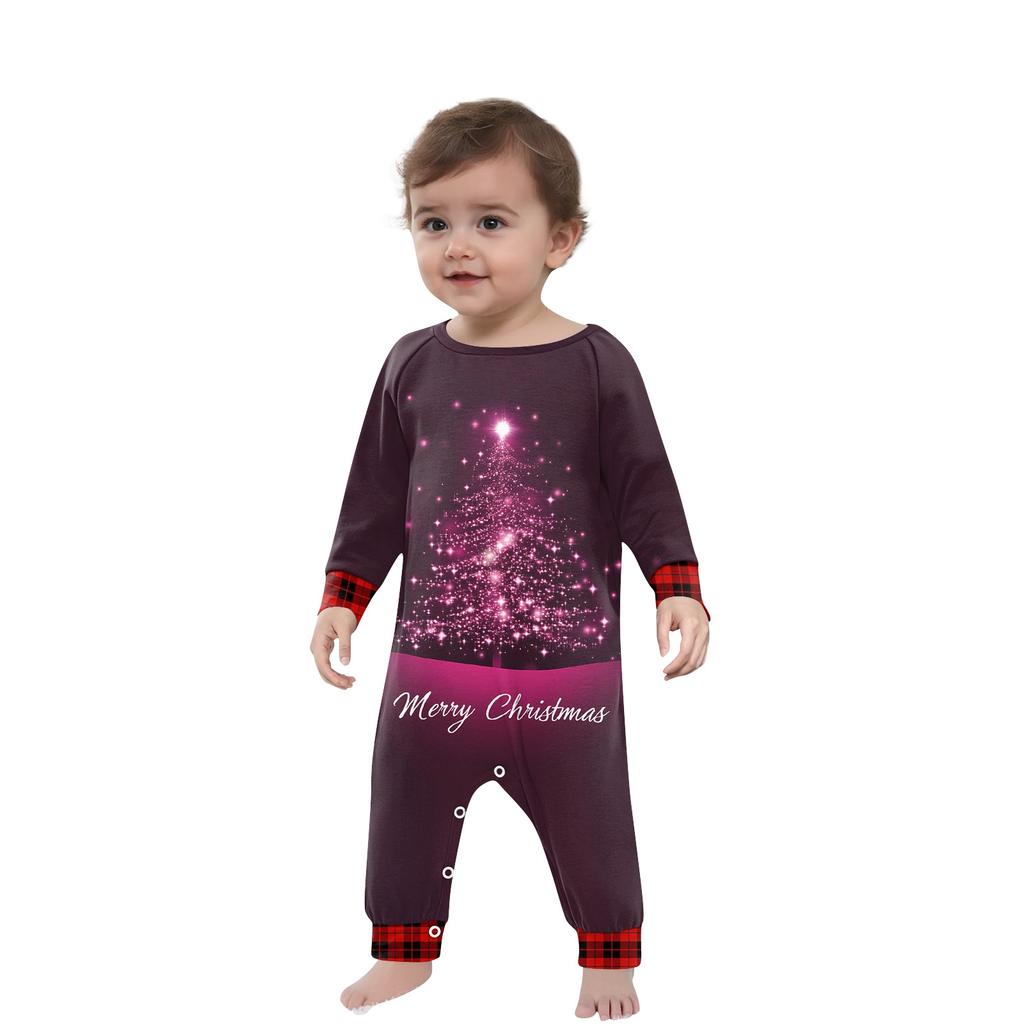 Passende Familiensets mit Weihnachtsmotiven, Langarmshirts und Hosen