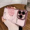 Airplane Heart Plating Case For Infinix Note 50 50S 50X 40 30 Pro Hot 60i 60 40 40i Smart 10 Plus 8 9 Clear Cover