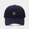 Lucky Four Leaf Clover Baseball Cap With Embroidered Flora For Spring Outdoor Activities