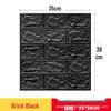 3D Brick Pattern Waterproof Foam Wallpaper - Self-Adhesive, Anti-Collision, Stereo Wall Sticker Decoration.