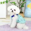 Pet Dress Suspender Type Classic Plaid Fashion Print Soft Texture Skin-touch Dress Up Comfortable Puppy Clothes Princess Dress Daily Life Wearing