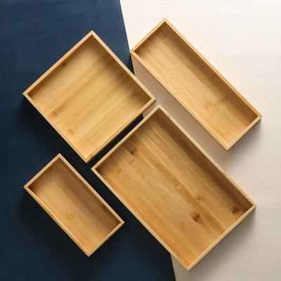 Japanese Style Bamboo Wood Tray Square Wood Plate Dinner Plate Bamboo Tea Plate Restaurant El Wooden Fruit Tray Teapot Tray