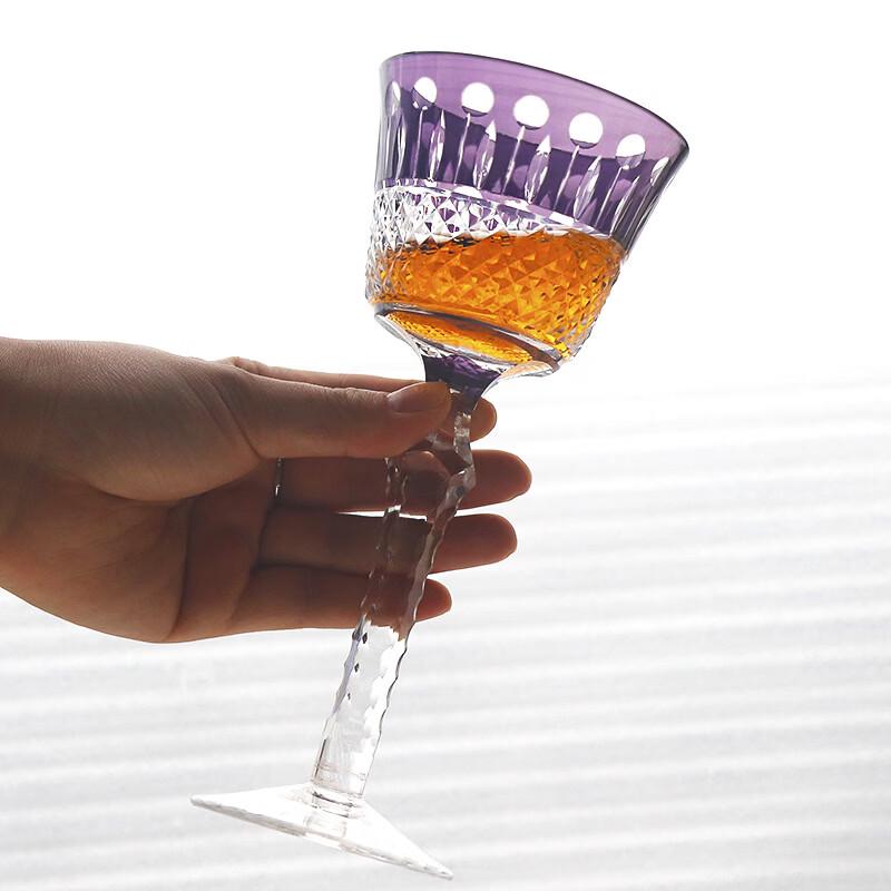 Edo Kiriko Handmade Crystal Wine Glass