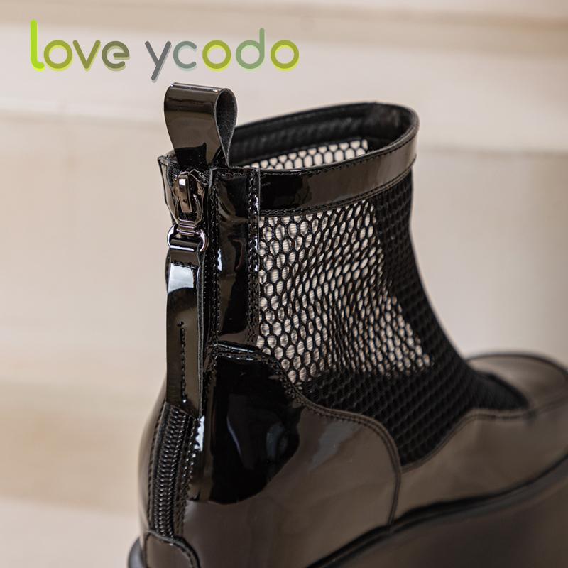 Women's Summer Breathable Increase Platform Boots, Fashion Women's Increase Waterproof Platform Shoes