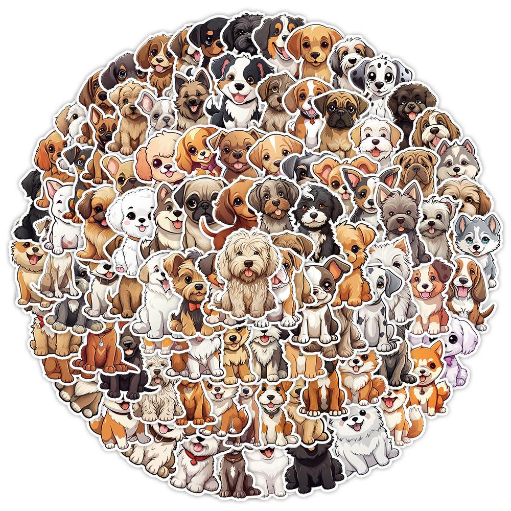 10100Pcs Cute Puppy Dogs Stickers Dog Kawaii Pet Cartoon Animals Gift Waterproof Stickers For Diy Laptop Phone Decoration