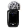 Saramonic Blink500ProX-B2R-JPWB 2.4G Wireless Microphone System: 2 Transmitters with Onboard Recording Function, 1 Receiver, Black, Lavalier
