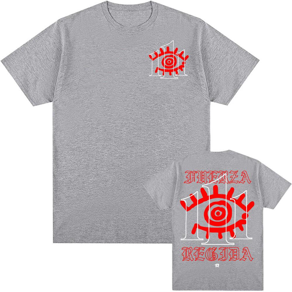 

Fuerza Regida 111XPANTIA 2025 T-shirt Summer Round Neck Male Tshirts Cotton Casual Unisex Streetwear Hip Hop Men Women Clothing 4XL