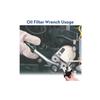 3-Jaw Oil Strainer Wrench Secure Grip 3 Jaw Oil Strainer Wrench Sturdy Duty Rust Resistant for Mechanics