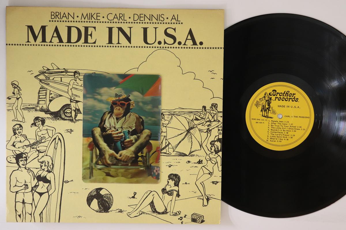 

LP-пластинка CARL THE PASSIONS Сделано в США. BR409 BROTHER US Рок Б/У
