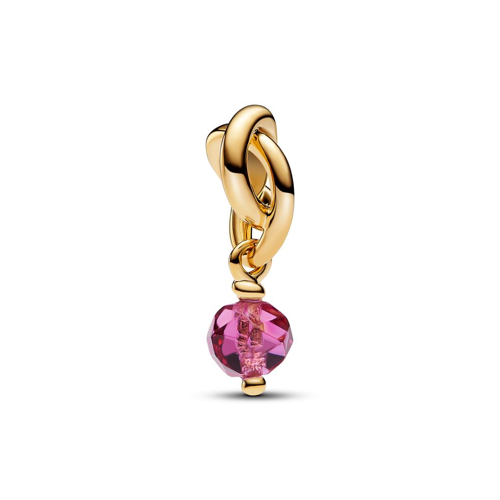Neuer Avocado Doppel Hängeperle Kupfer Herz Charm Ewigkeit Kreis Anhänger Kompatibel Mit Authentischen Pandora Armbändern Halsketten DIY Schmuck
