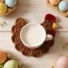 Crochet Chicken Coaster Tabletop Protection Drink Coaster Home Decor Decorative for Dining Table Bar Kitchen Wedding