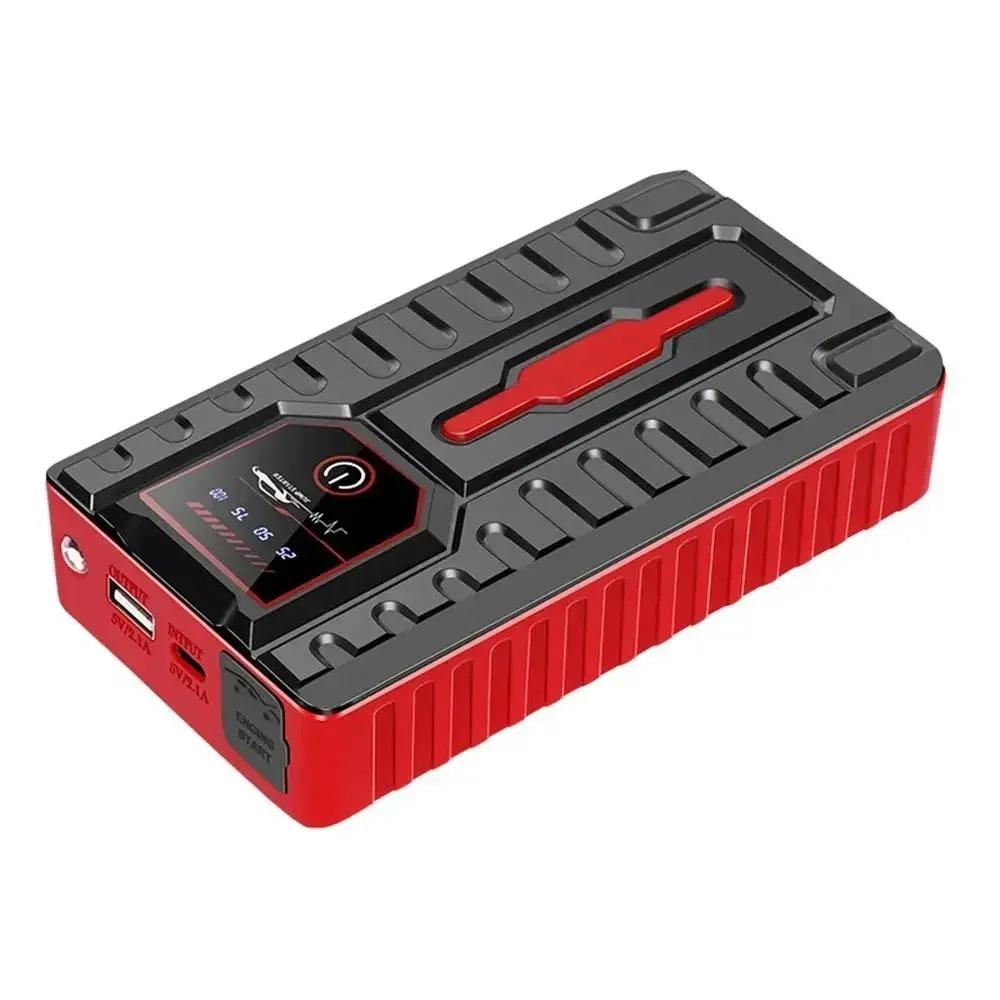 Car Jump Starter Power Bank With Air Compressor Portable Booster Jumper Box Battery Charger Car Electronic Accessories