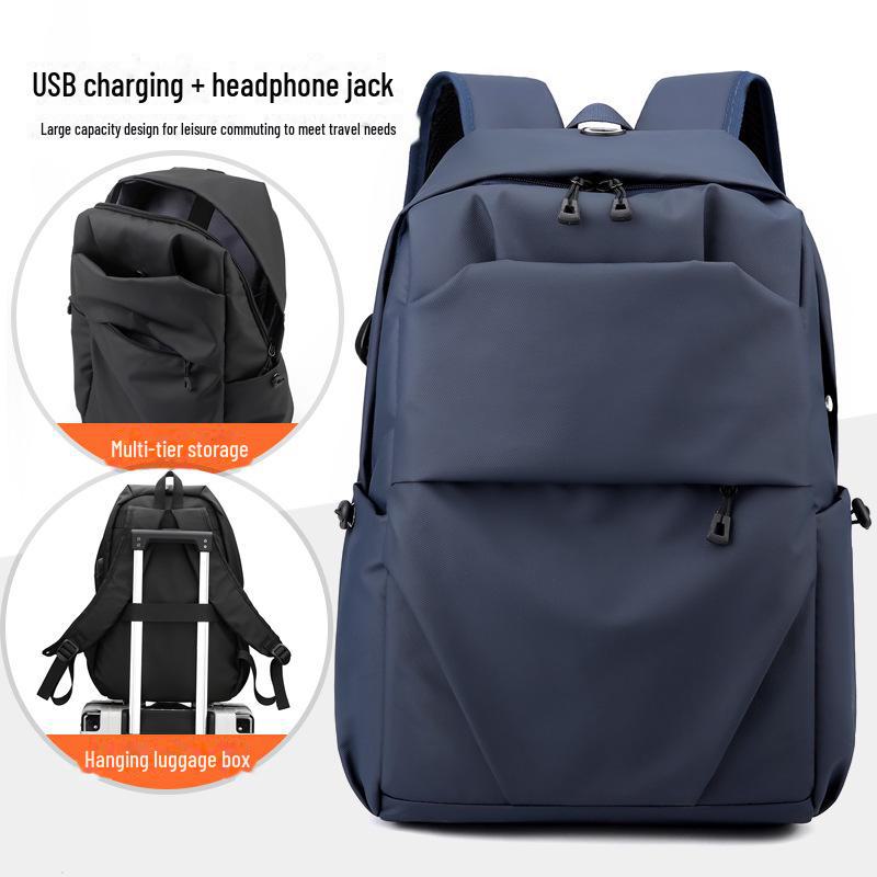 Men's Versatile Backpack: Modern Style, Multifunctional for College and Outdoor Use