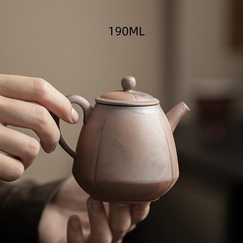 

Old Rock Mud Rough Pottery Tea Pot No Glaze Retro Teapot Tea Kettle Tea Ceremony Tea Making Single Pot Tea Ceremony