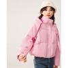 IEF French Color-block White Duck Down Puffer Jacket