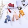 Spray Keychain Tassel Reusable Multi-purpose Decorative Leakproof Hand Washing Storage Faux Leather Cover 30ML Hand Sanitizer Spray Bottle Key Buckle