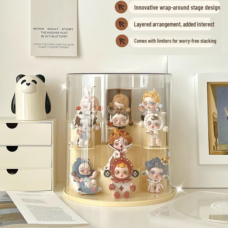 Xiaoye Pop Mart Acrylic Display Box for Blind Box Storage & Lego Ornaments