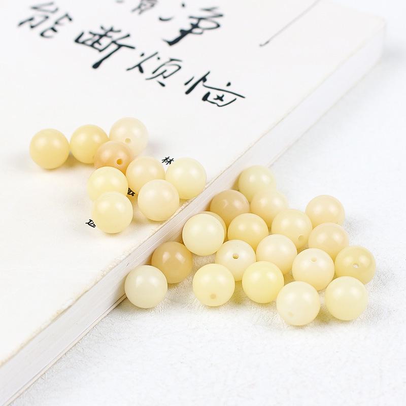 Natural Oxidized 12MM Bodhi Root Round Beads for DIY Buddhist Bracelets & Spacer Accessories.