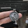 Nordic Charm Necklace Viking Crow Pendant Black Bird Celtic Crow Necklace Men's Popular Ornament