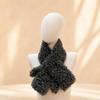 Cute Puppy Shape Plush Neck Warmer Faux Rabbit Fur Fashion Neck Scarf  Winter Outfit Styling