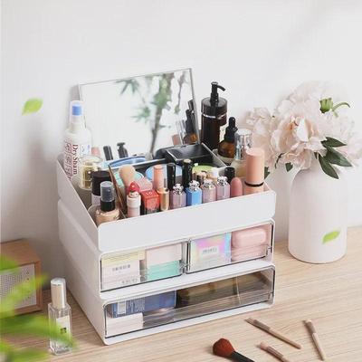 Desktop Skincare & Stationery Organizer - Jewelry & Cosmetic Storage Box In Ins Style