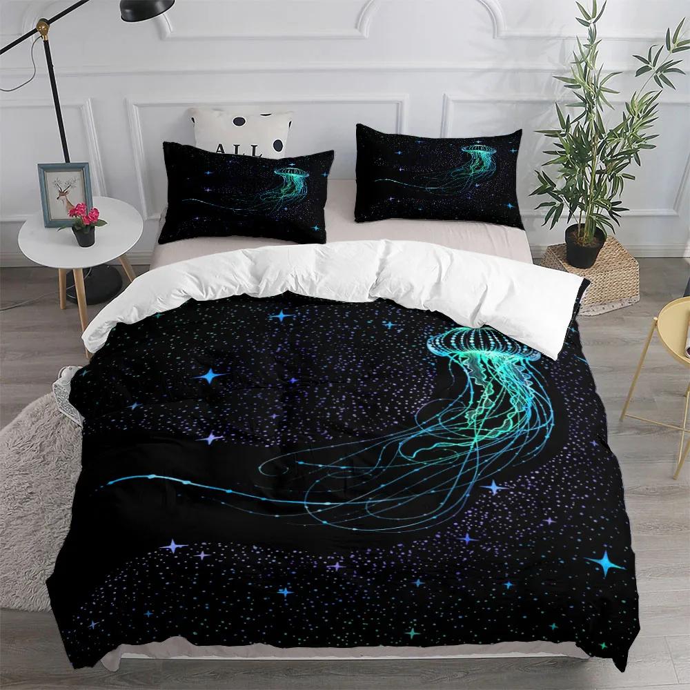 Abstract Space Nebula Duvet Cover Set UK Single Double Queen King US Twin Full King Size Bed Linen Set