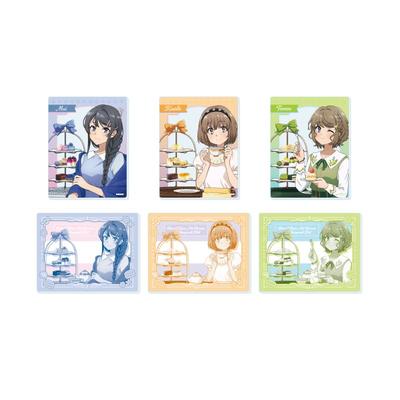 Rascal Does Not Dream of a Dreaming Girl 01 Tea Party Ver. [Original Illustration] Acrylic Card Box of 6