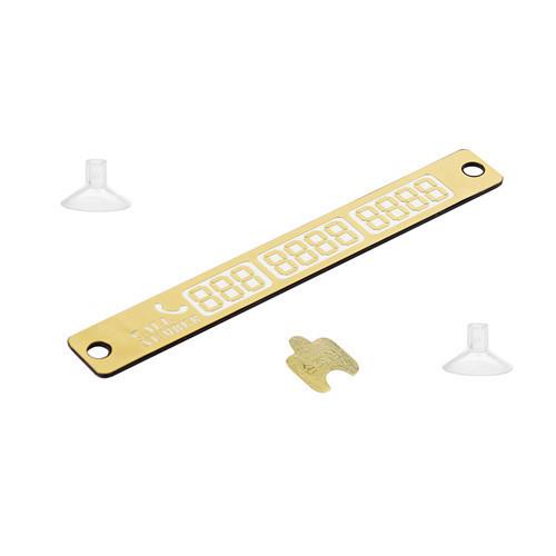 Car Temporary Parking Card Telephone Number Sticker Phone Number Card Plate Suckers Auto Front Parking Assist Universal Styling