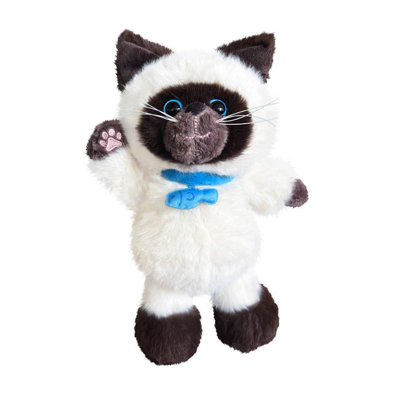 

Siamese Cat Plush Toy For Kids Soft Animal Sleep Companion Gift Pillow 28cm
