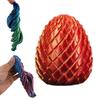 3D Printed Dragon Egg Stress Toy Articulated Stretching Sensory Fidget Toy Deformable Dragon Egg Gift for Kids Adult Fidgets