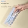 Portable Stainless Steel Baby Food Scissors & Tongs Set
