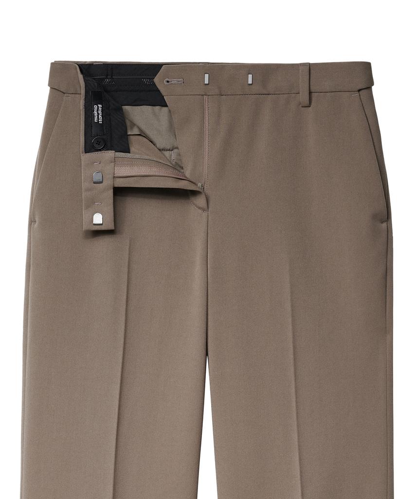 MUSINSA STANDARD WOMAN Women'S Wide Hidden Banding Slacks [Dusty Beige]